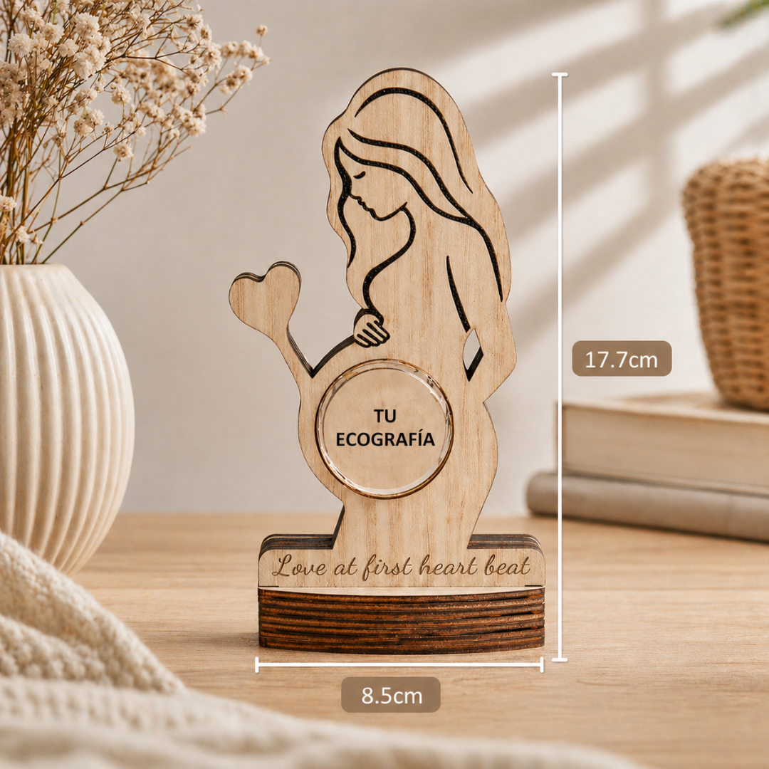 Esfera Personalizable con la Ecografía de tu Bebé