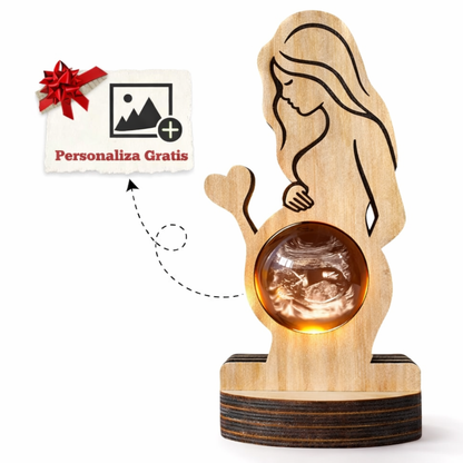 Esfera Personalizable con la Ecografía de tu Bebé