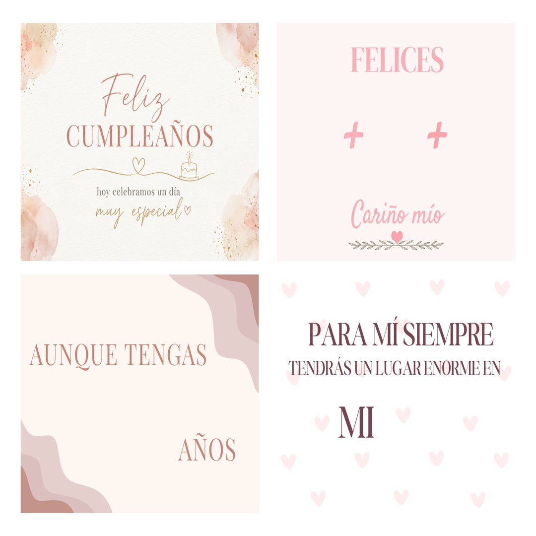 Álbum Imprimible · Feliz Cumpleaños