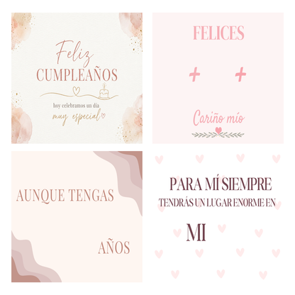 Álbum Imprimible · Feliz Cumpleaños