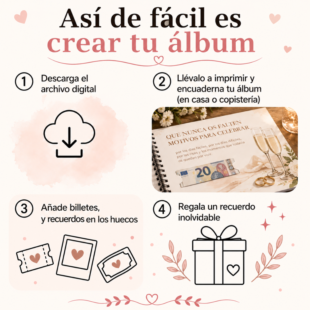 Álbum Imprimible Boda
