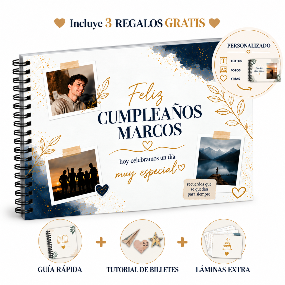 Álbum Imprimible Feliz Cumpleaños