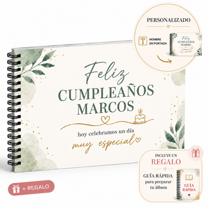 Álbum Imprimible Feliz Cumpleaños